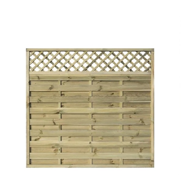 European Lattice Top Fence Panel (Model 4) Supplies Gloucester