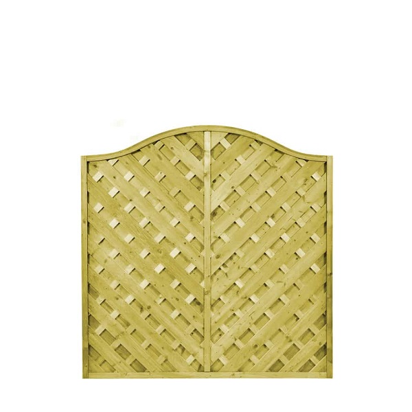 European York Wave Top Fence Panel (Model 38) Supplies Gloucester